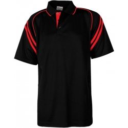 Viper polo/POLO-THE VIPER black-red-